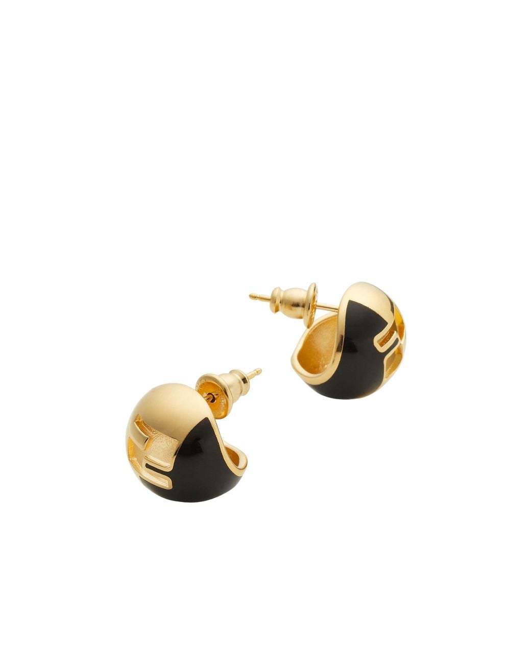 Fendi Metallic And Colored Earrings