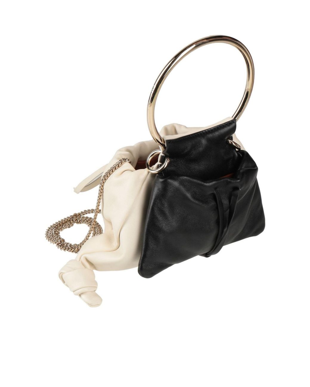 Chloé White Two-Tone Medium Tote Bag