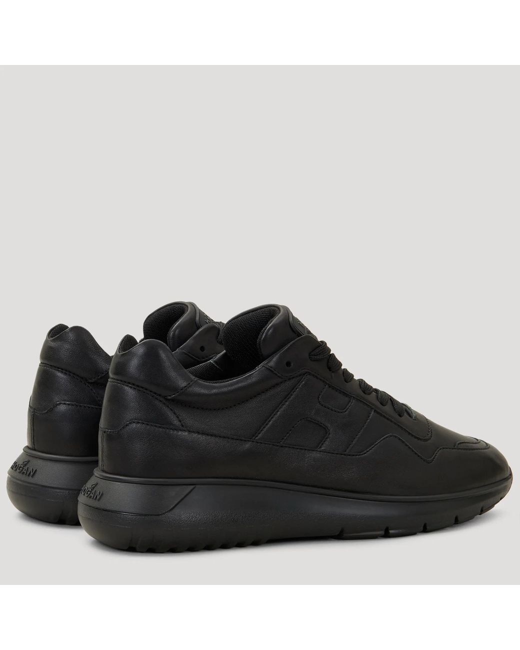 Hogan Black Interactive³ Low-Top Sneakers for men