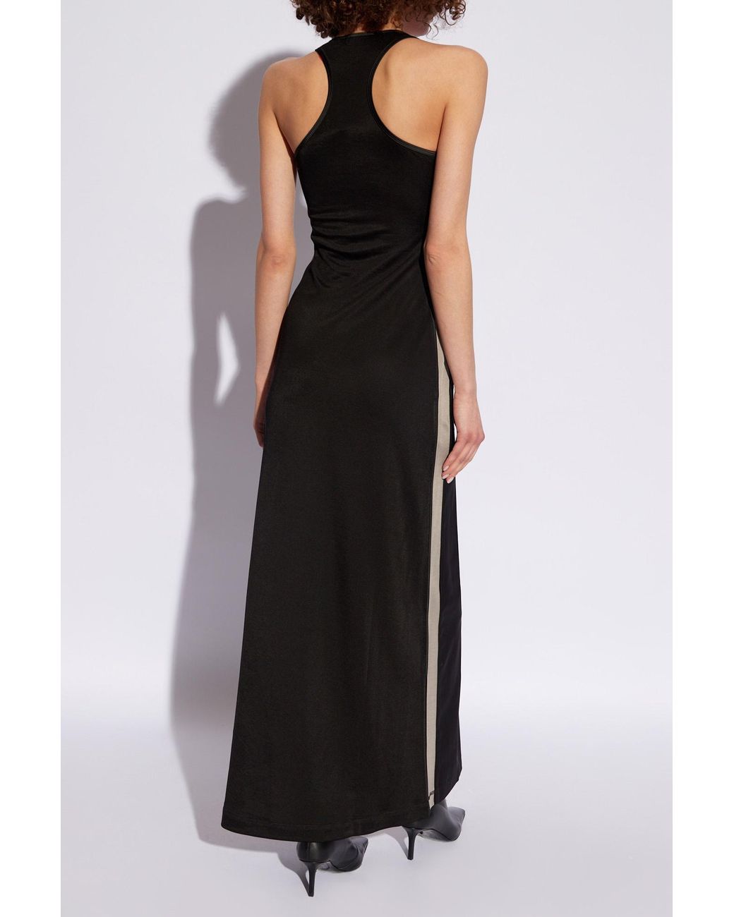 DIESEL Black D-Arlyn Sleeveless Satin Dress