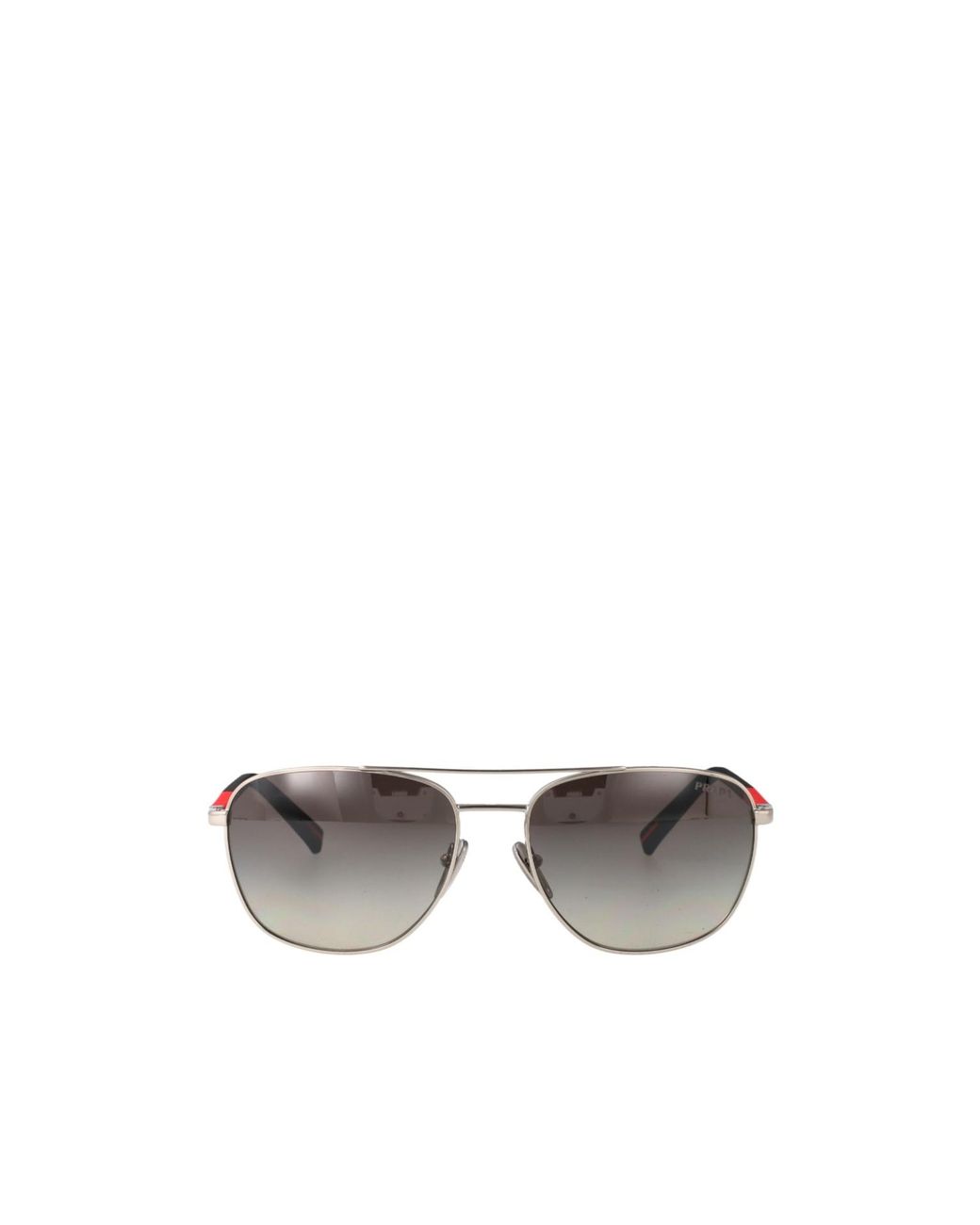 Prada Linea Rossa Metallic Prada Eyewear Linea Rossa Aviator-Frame Sunglasses for men
