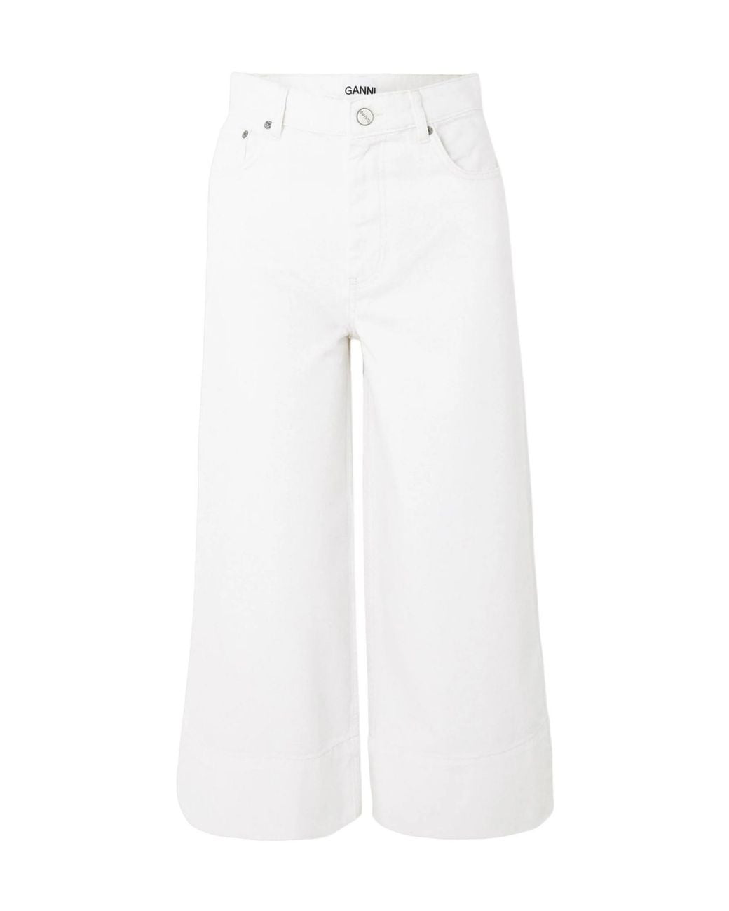 Ganni White Loosefit Jeans