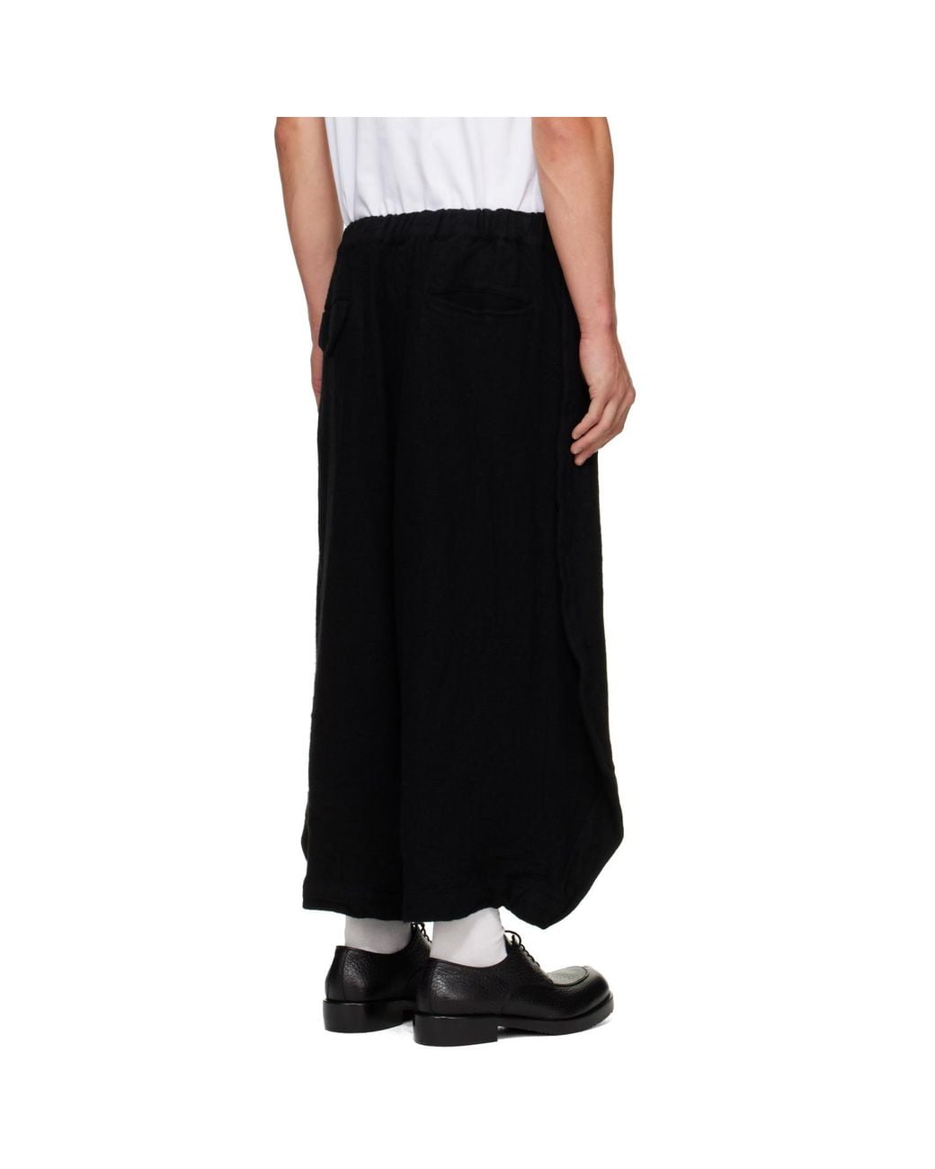 Comme des Garçons Black Elastic-Waist Trousers for men