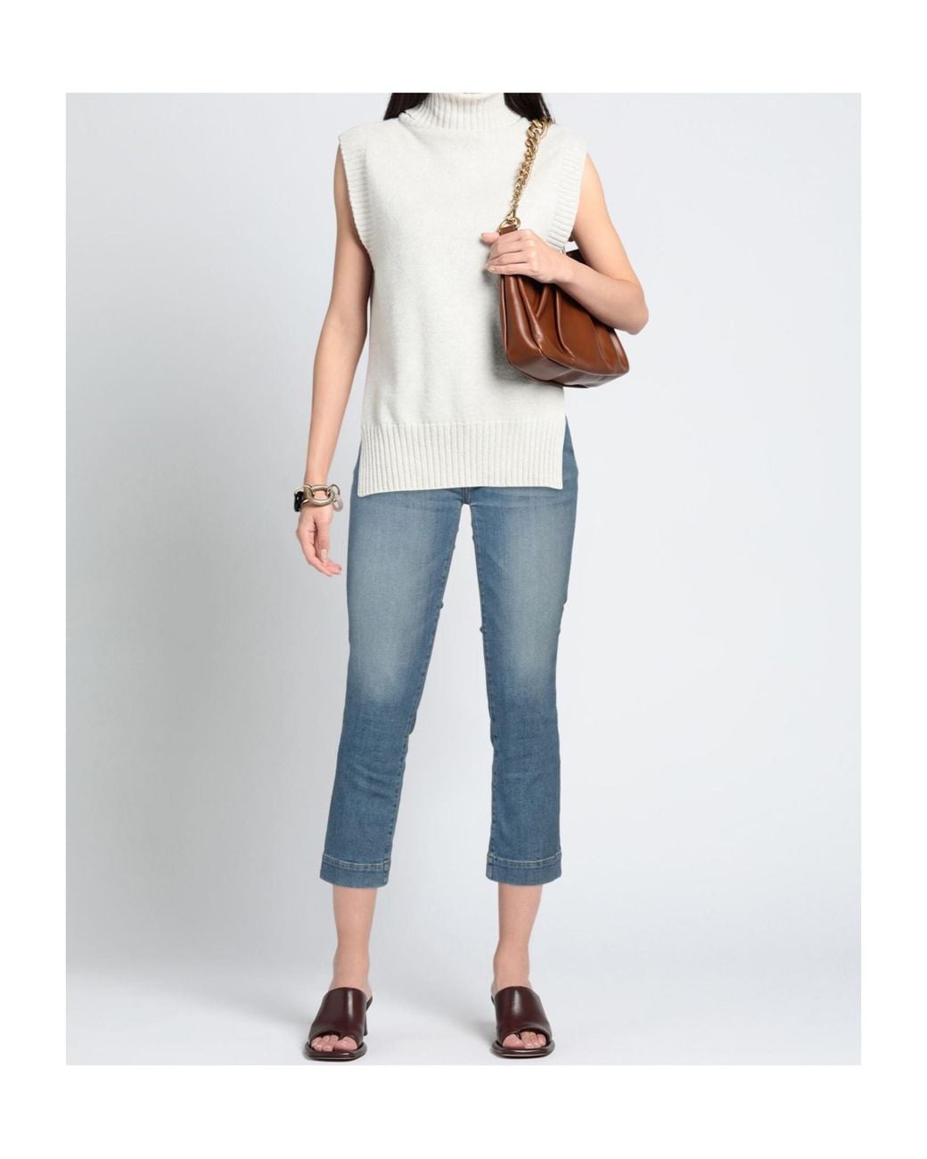 Sportmax Blue Denim Trousers