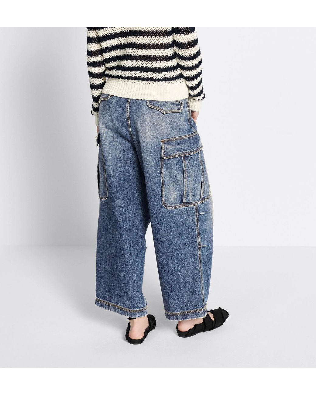 Dior Blue 8 Cargo Jeans, D02