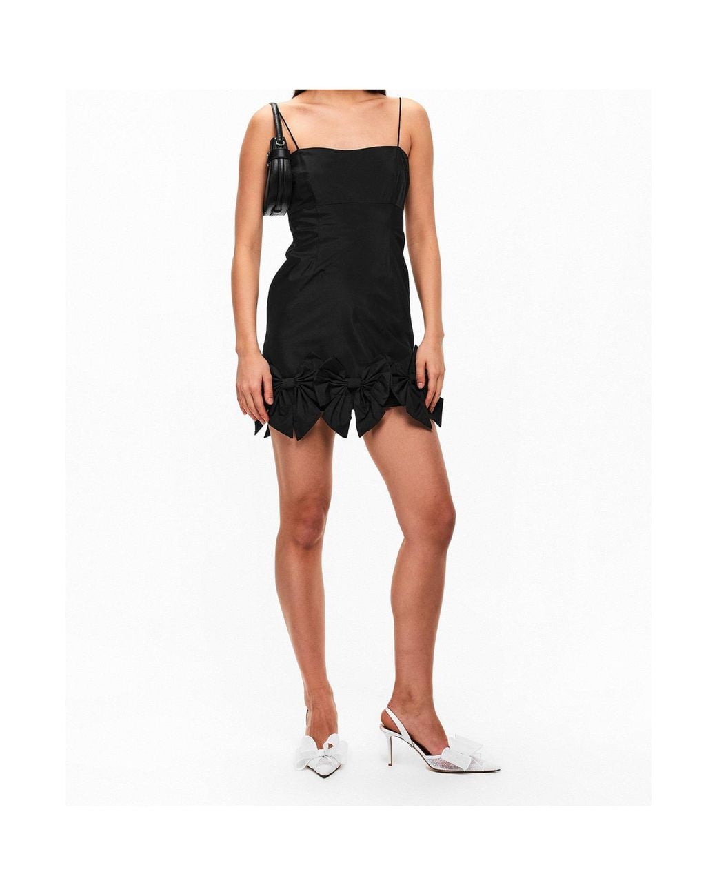 LoveShackFancy Black Kennedi Mini Dress