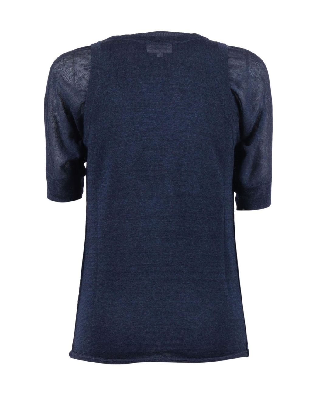 P.A.R.O.S.H. Blue Babylon Layered-Effect Top