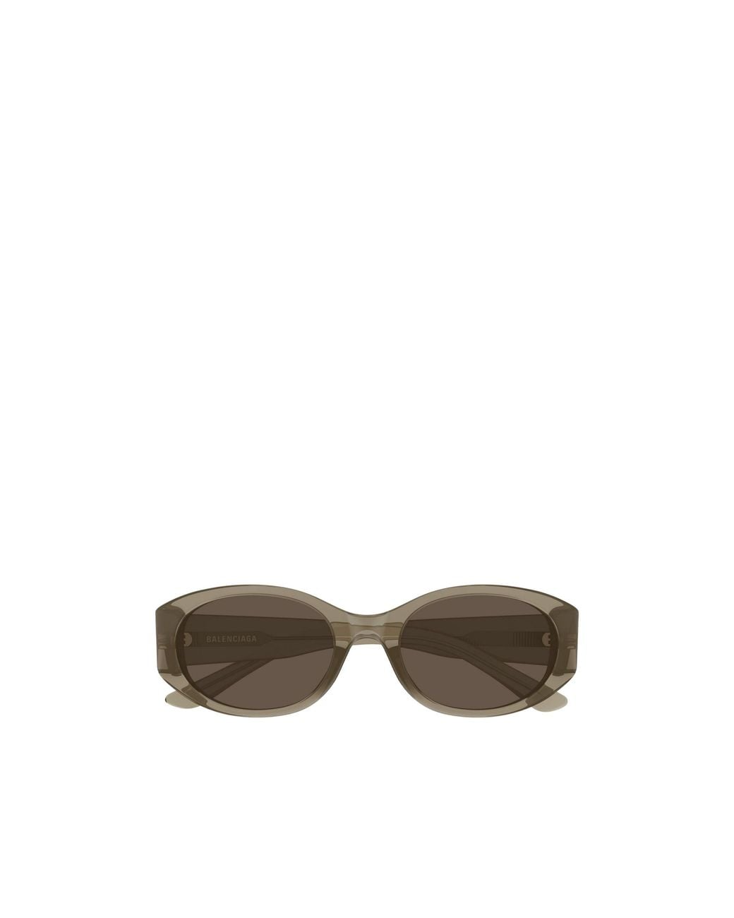 Balenciaga Eyewear Oval Frame Sunglasses | Lyst