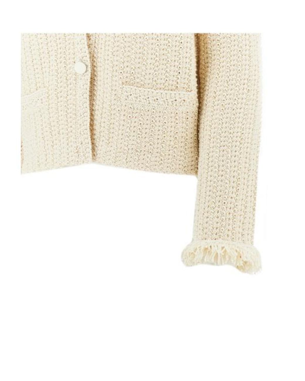 Emporio Armani Natural Textured Pocket Cardigan