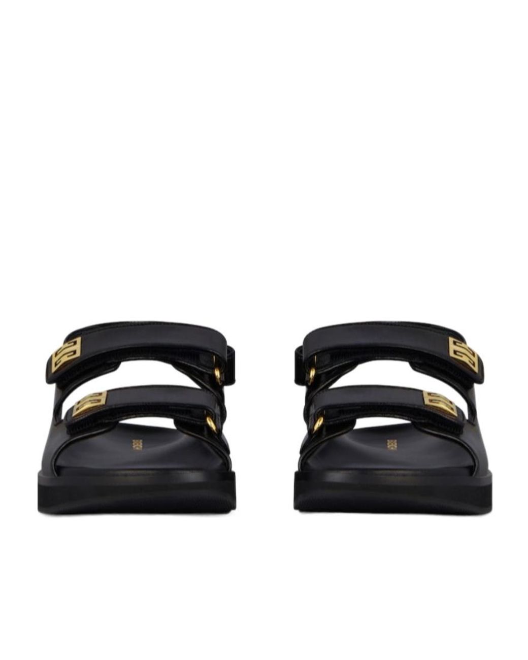 Givenchy Black 4G Strap Sandals