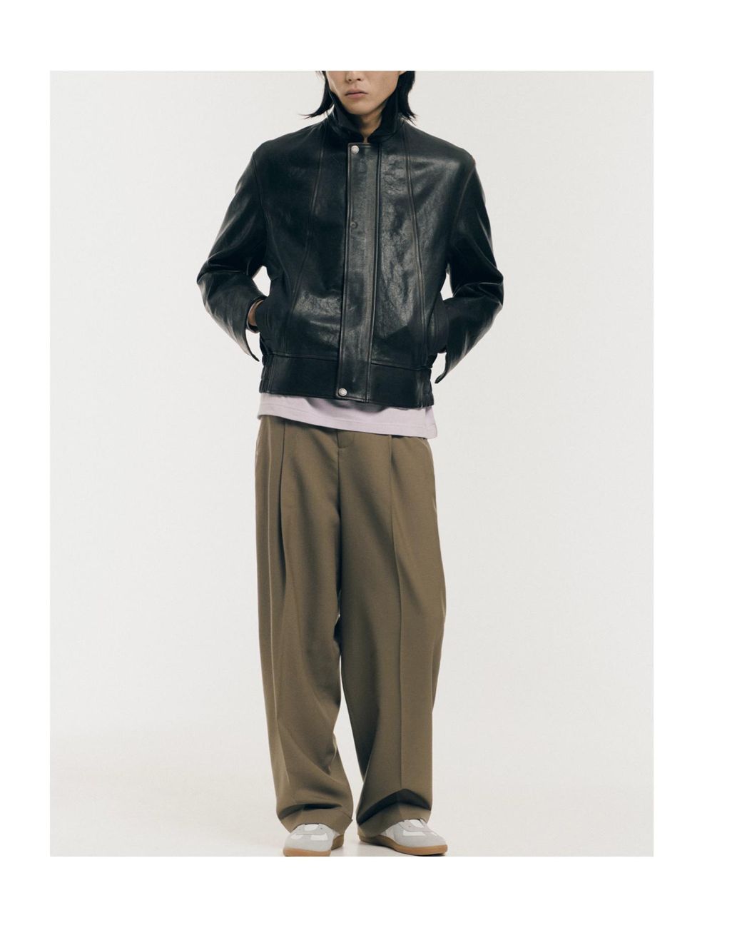 Marni Brown Tropical Pleated Trousers for men
