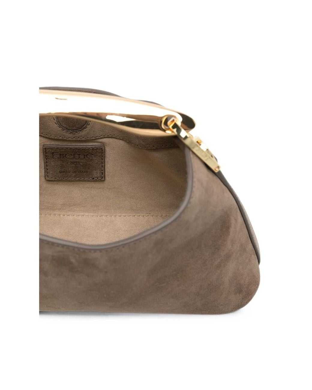 Elleme Brown Mini Boomerang Suede Taupe