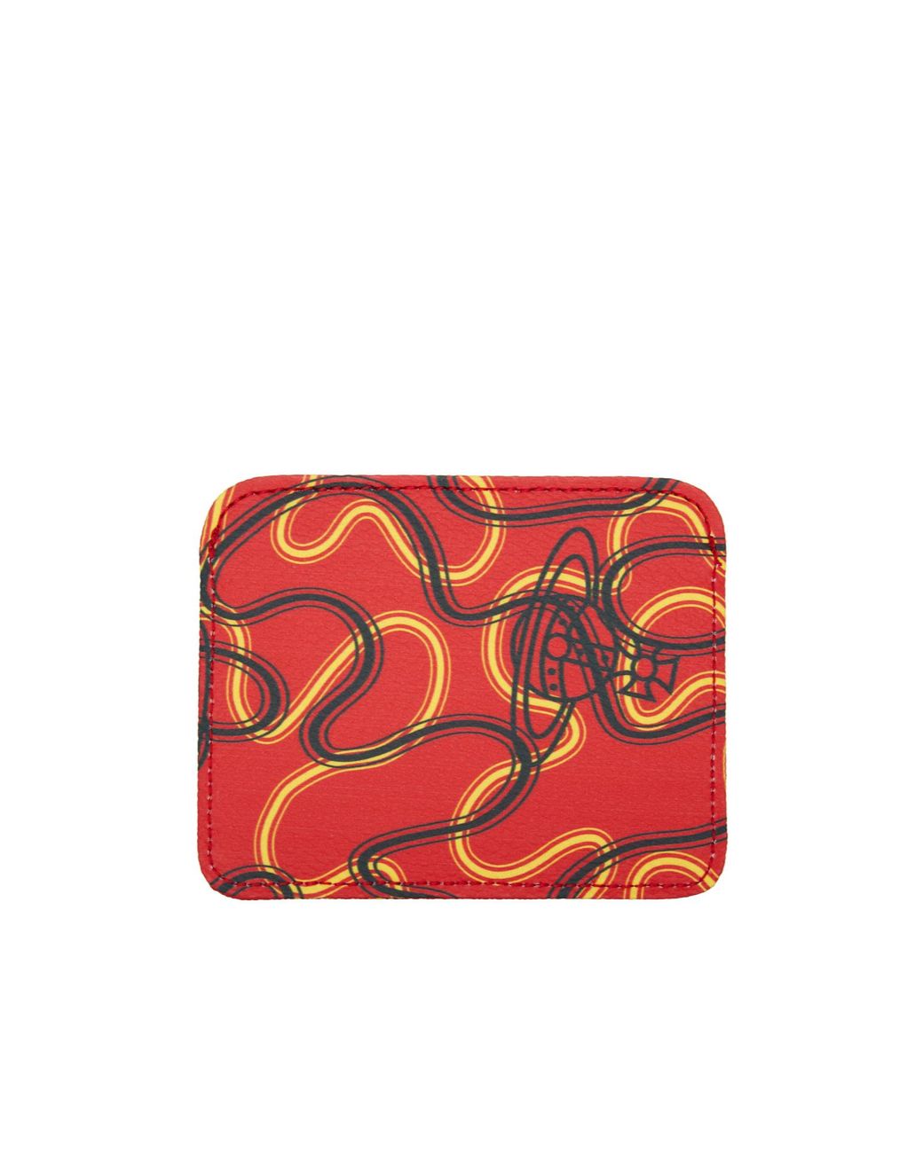 Vivienne Westwood Red Half Moon Flat Card Pack for men
