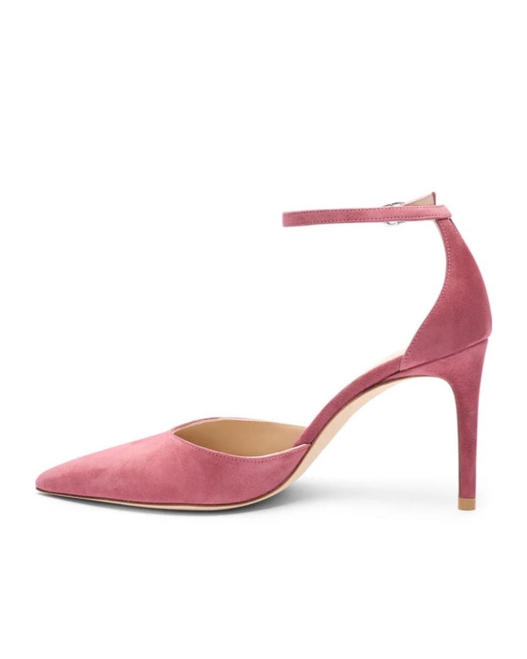 Stuart Weitzman Pink Stuart Power Strap 85