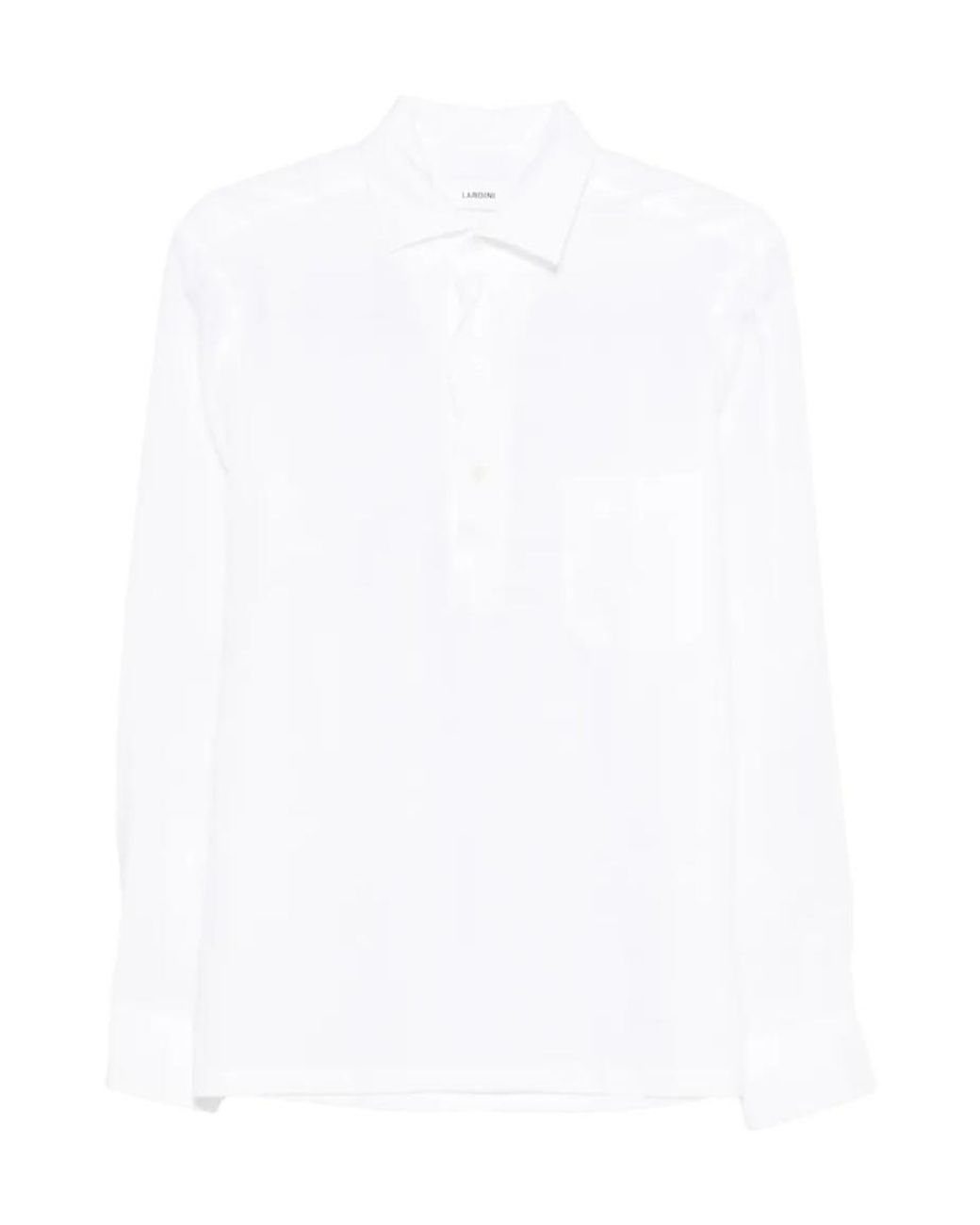 Lardini White Buttoned Shirt for men