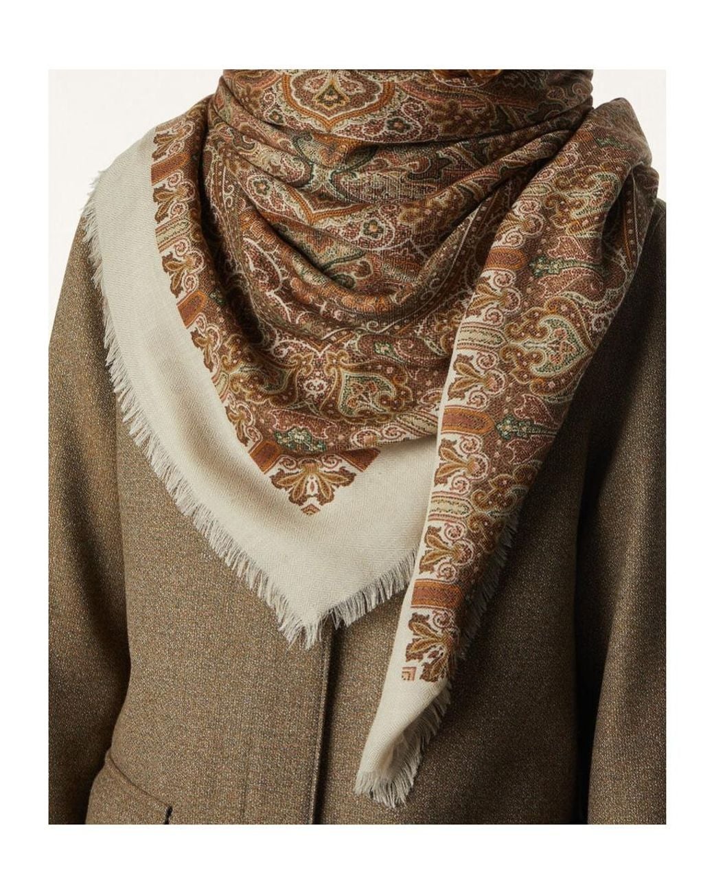 Loro Piana Natural Joséphine Kashmir Shawl