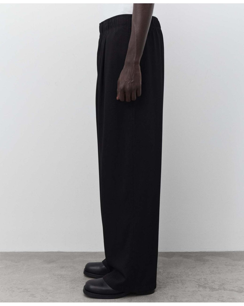 Our Legacy Blue Drape Twill Leisure Trousers for men