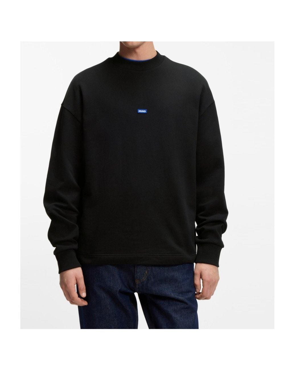 Boss Black Crew Neck Sweatshirt for men