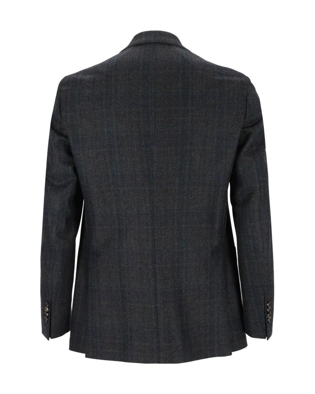 Al Duca D'aosta Black Long-Sleeve Blazer for men