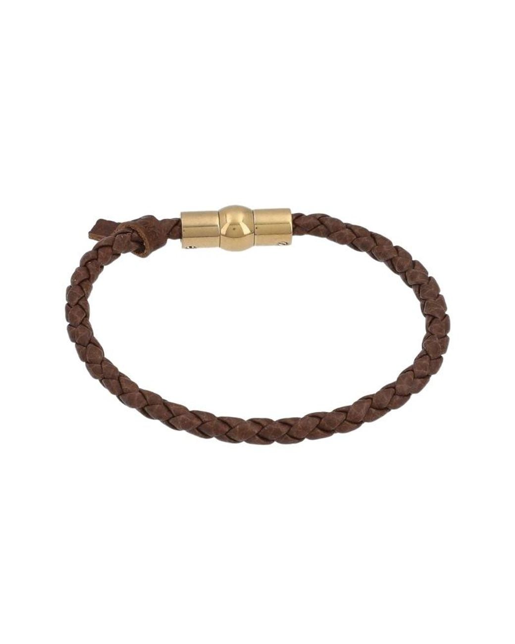 Mulberry Brown Bijoux Braided Bracelet