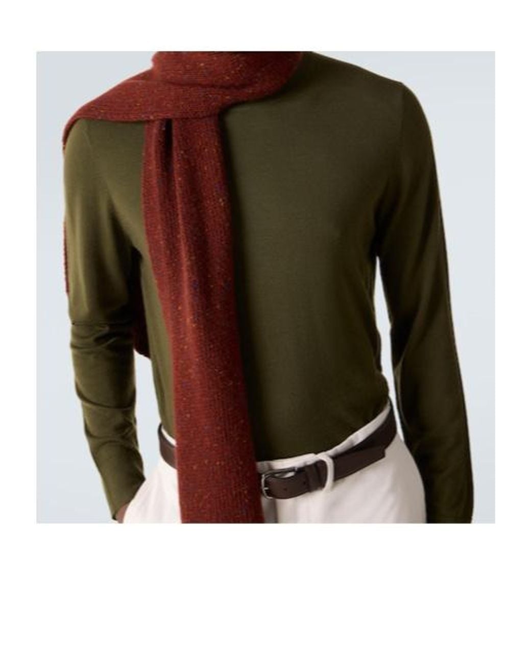 Gabriela Hearst Green Wool Sweater for men