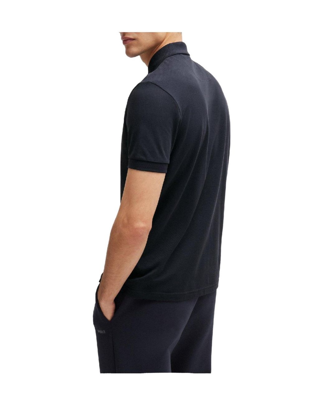 Boss Blue Shortsleeve Polo Shirt for men