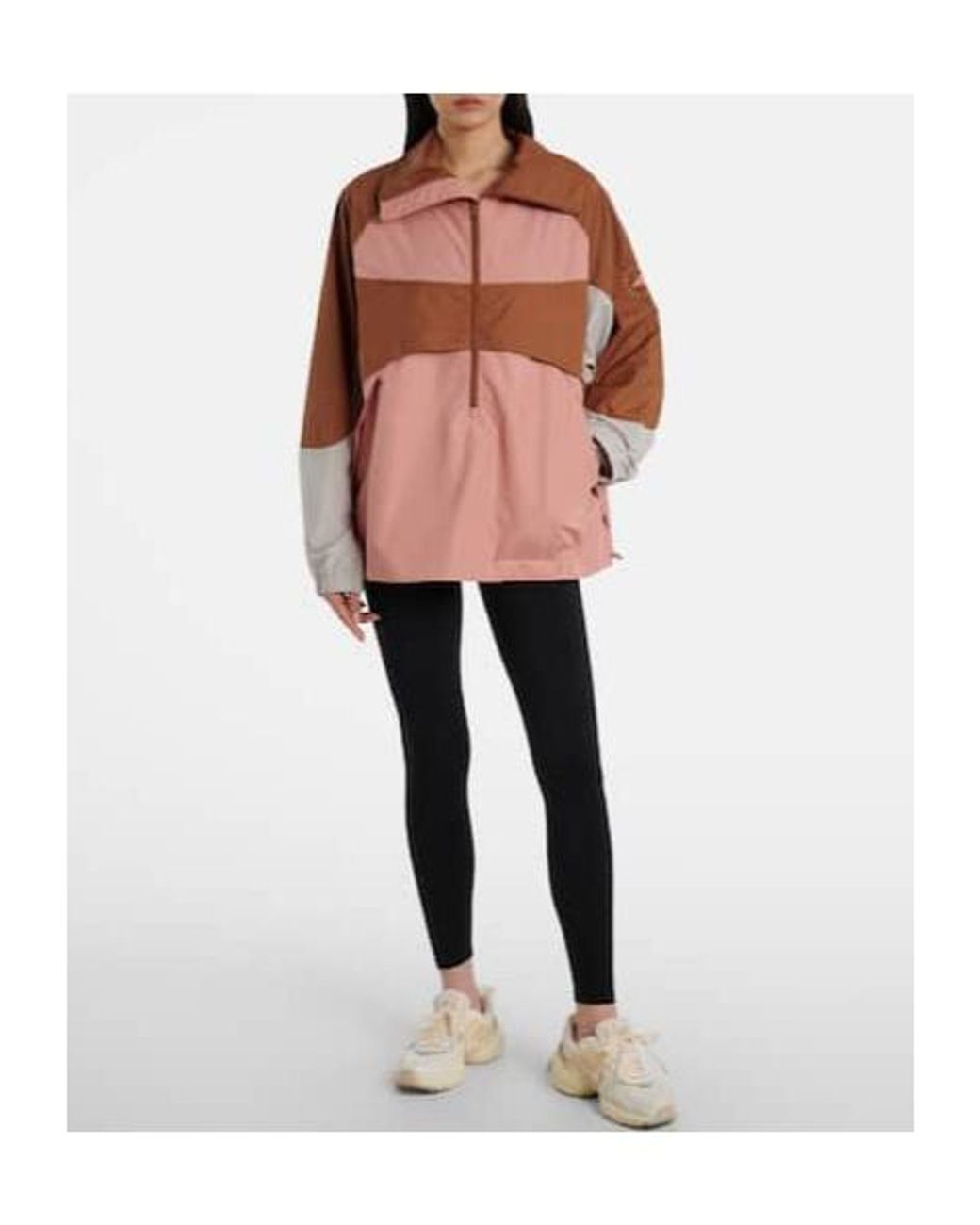 Adidas By Stella McCartney Pink Colorblocked Technical Jacket