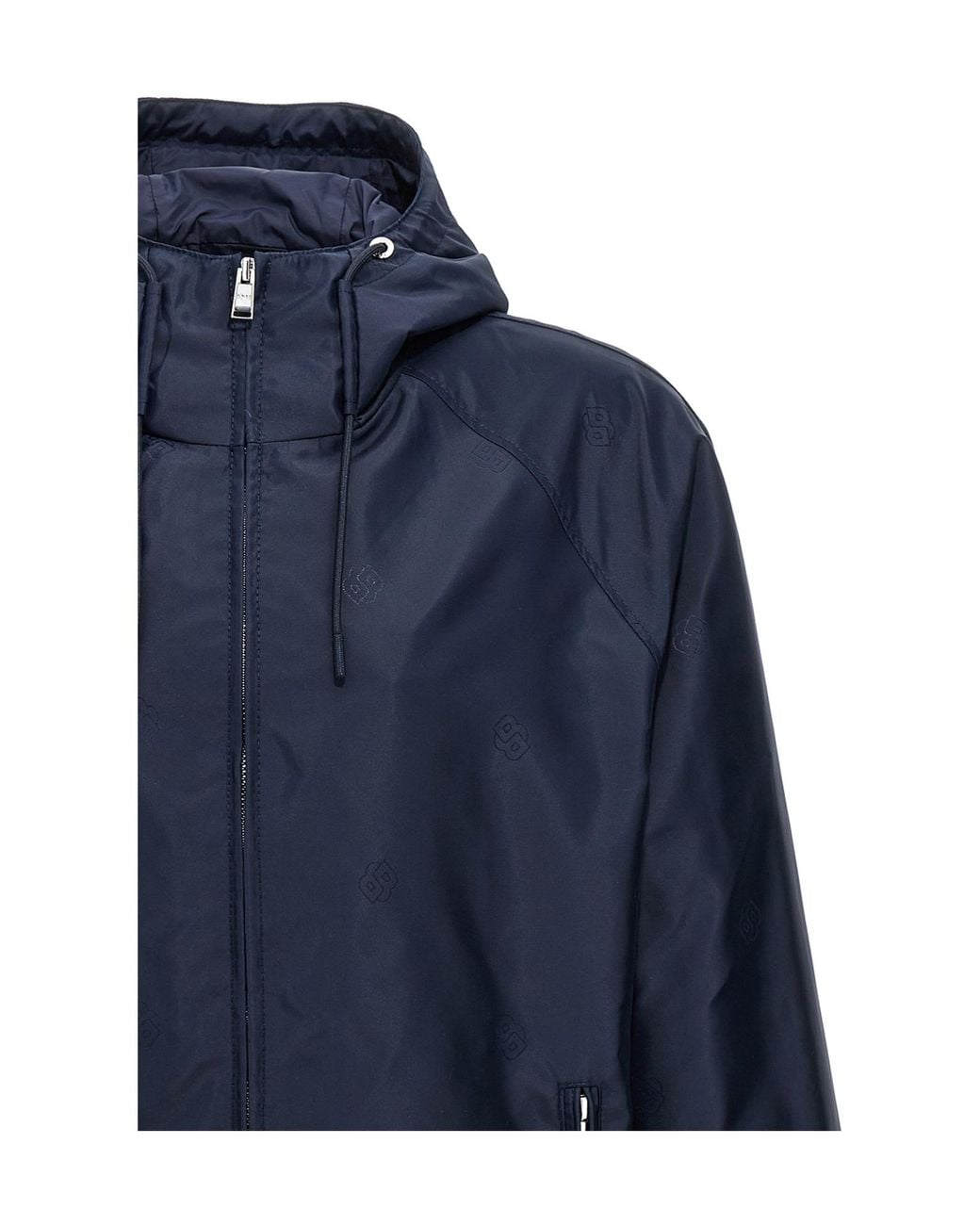 Boss Blue C-Clouds Hooded Jacket for men