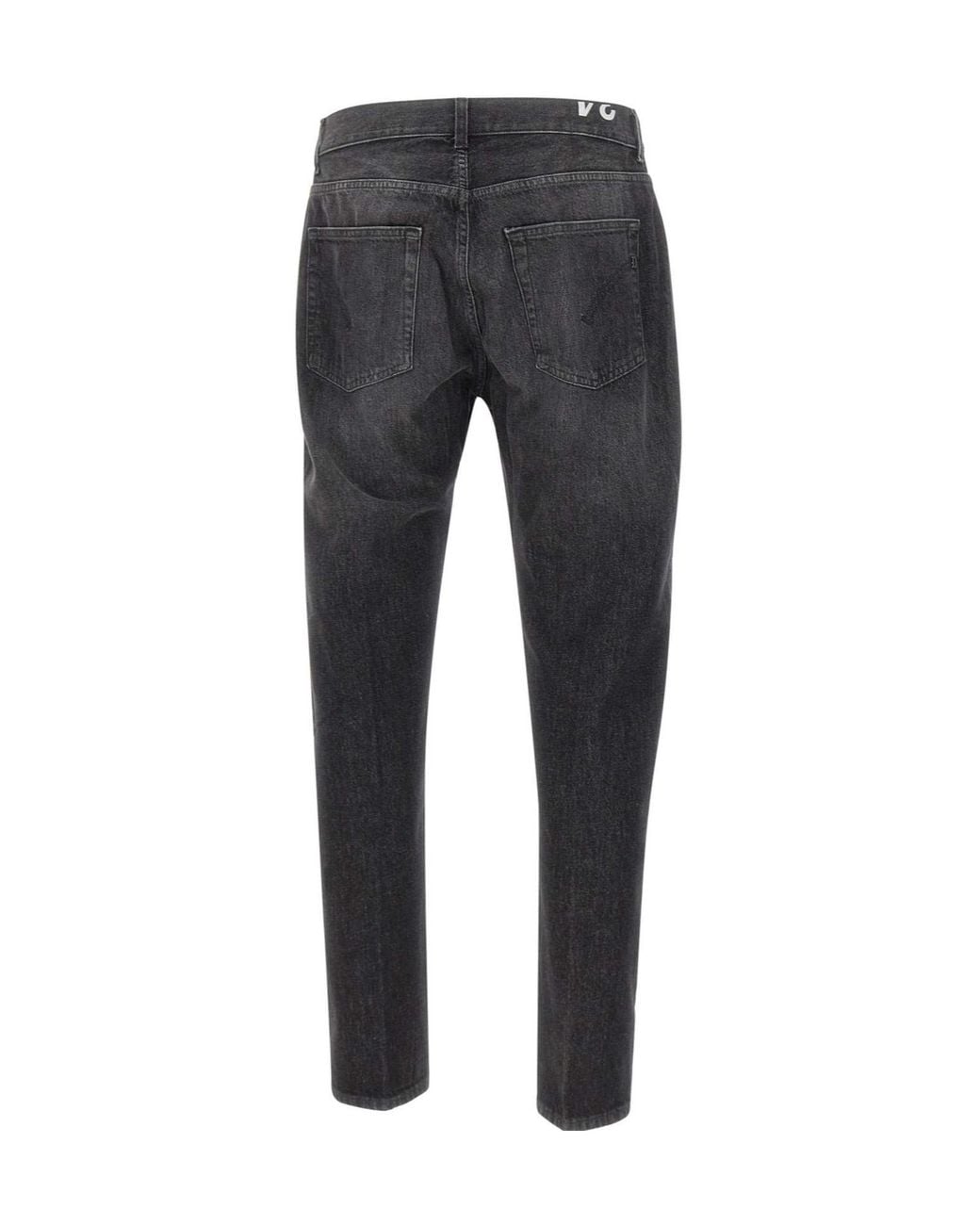 Dondup Blue Faded Tapered Jeans for men