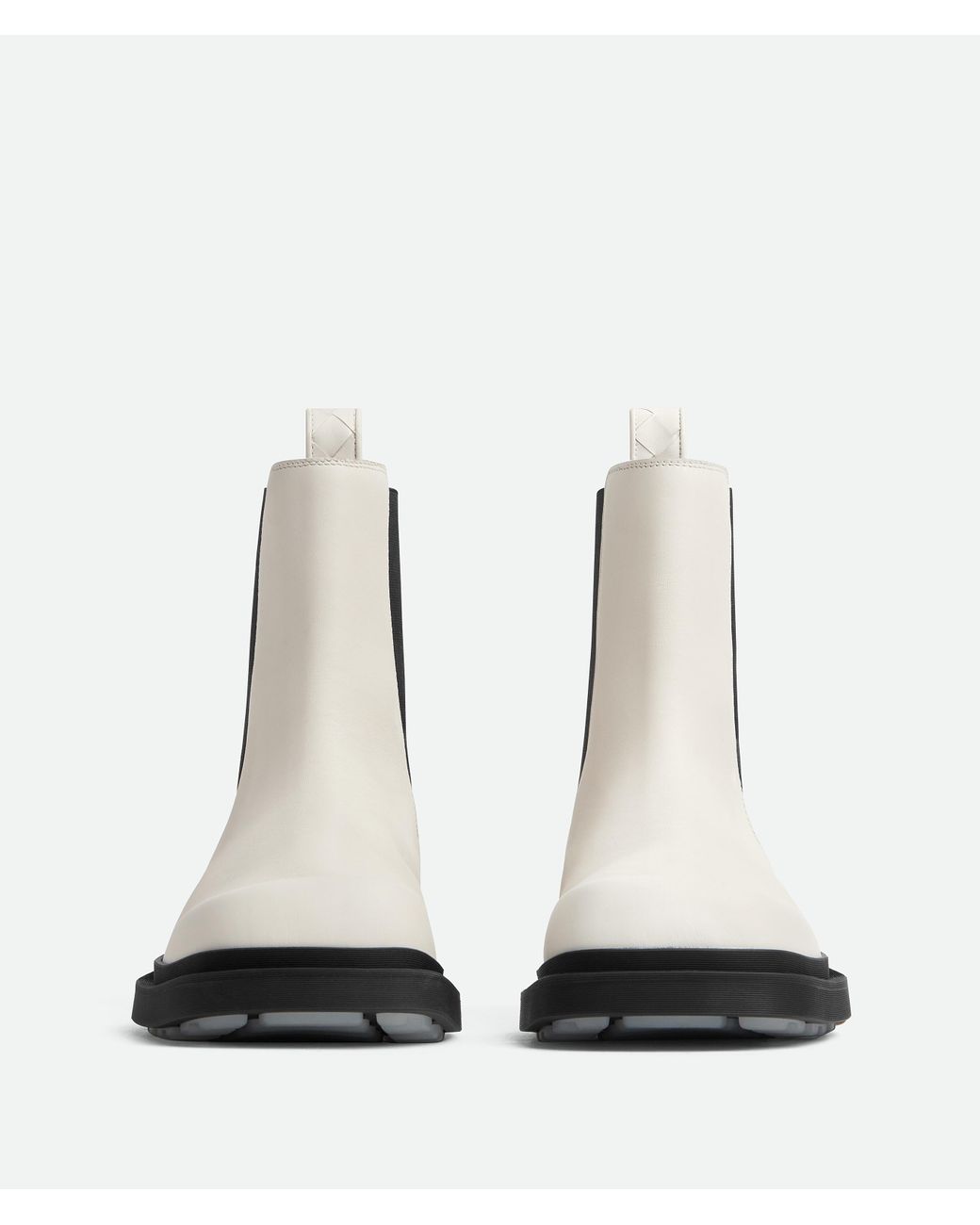 Bottega Veneta White Ben Chelsea Boots