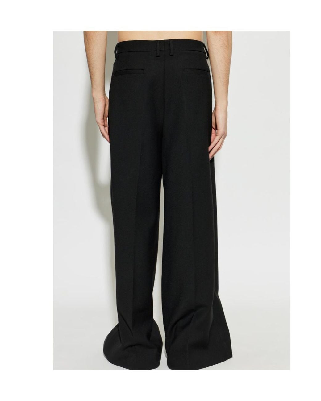 Entire studios Black Wide-Leg Pants for men