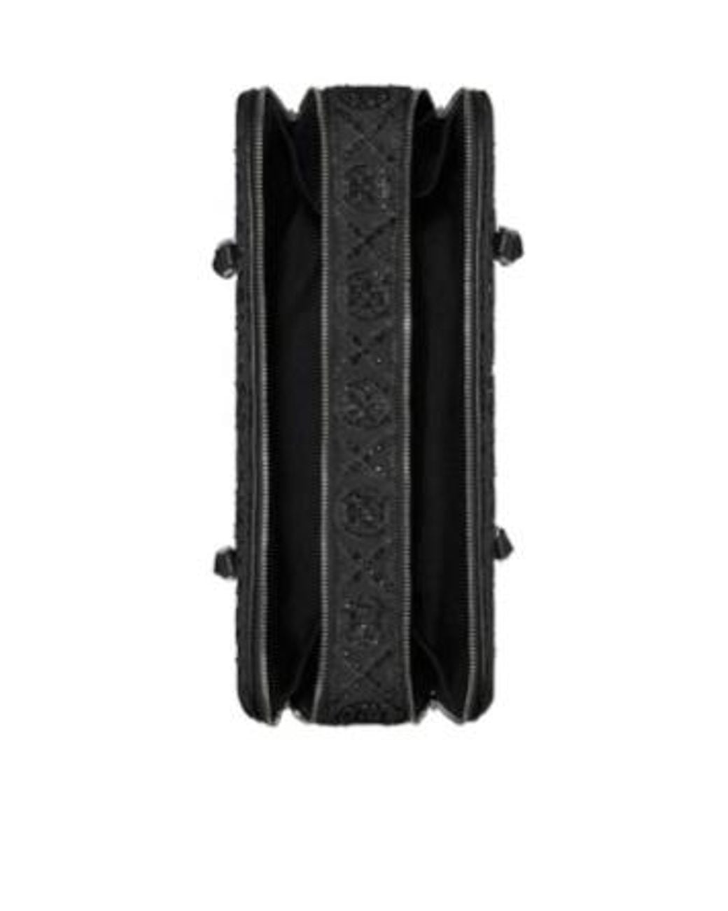 Tory Burch Black Small T Monogram Embellished Satchel Bag