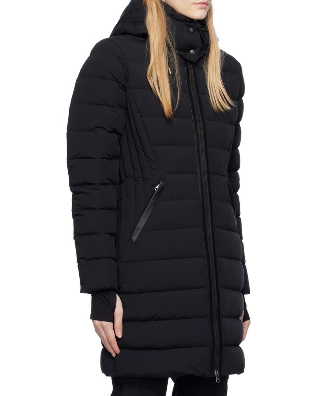 Mackage Black Farren Quilted Hooded Coat