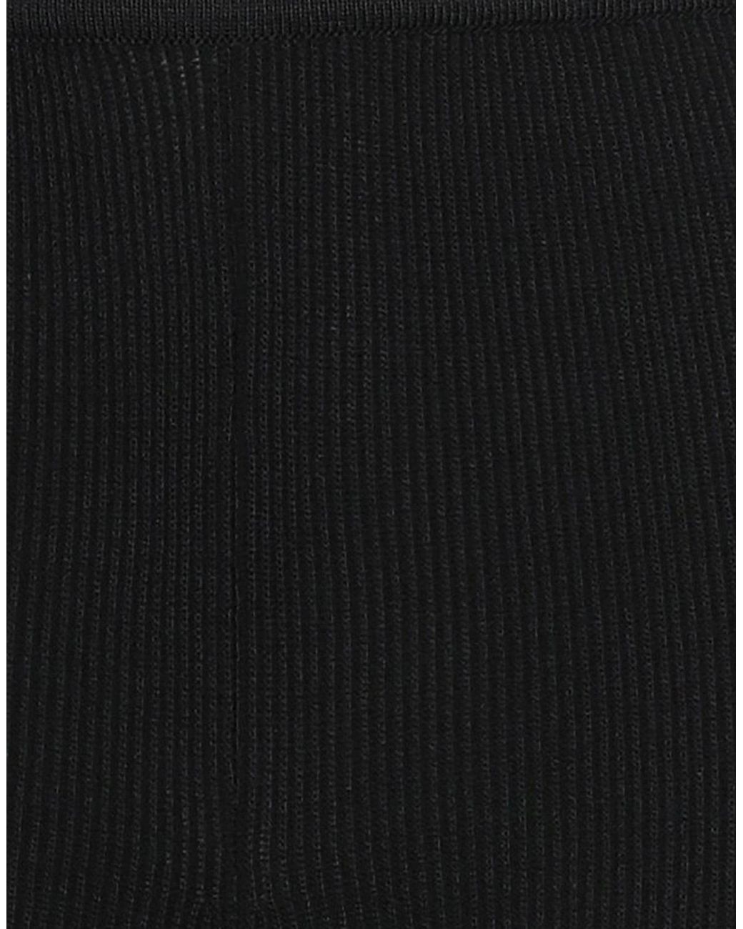 Jacquemus Black Solid-Colored Lightweight Knit Pants