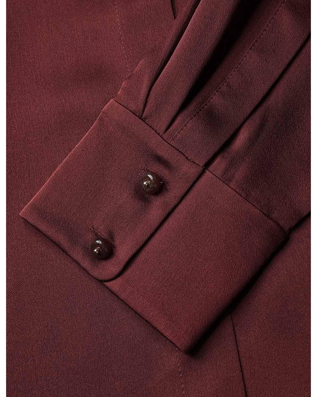 Zimmermann Purple Luna Satin Shirt