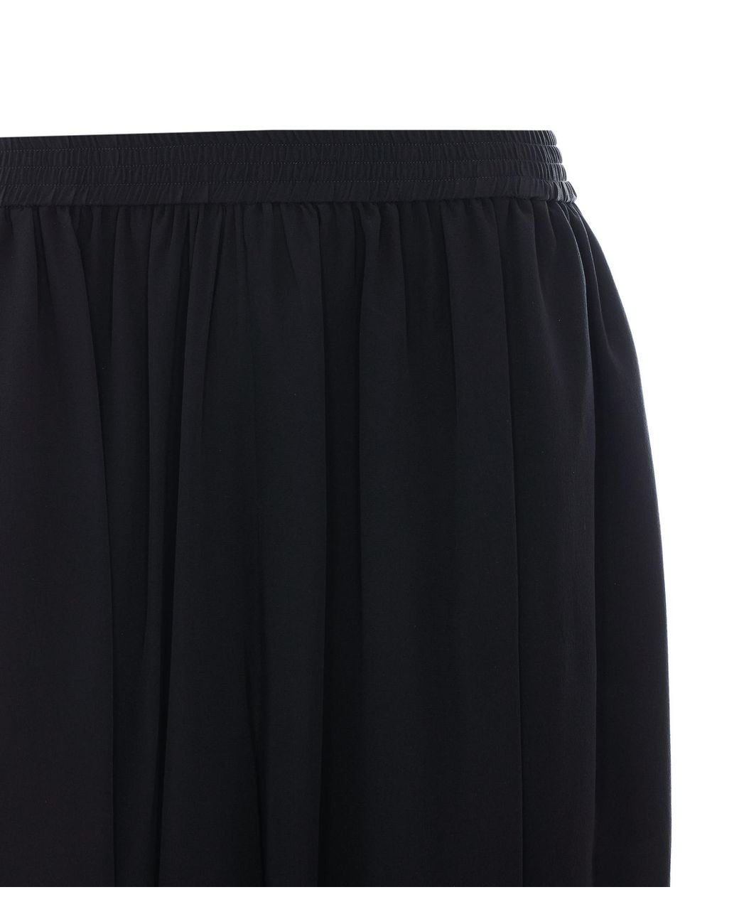 Chloé Black Chloé Fluid Pleated Pants