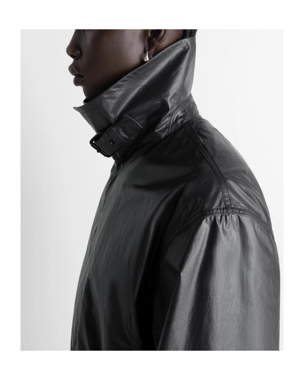 Lemaire Black Light Wrap Jacket