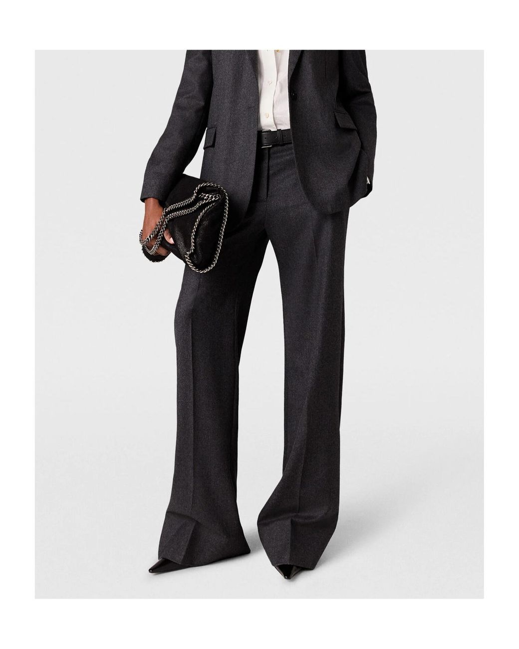 Stella McCartney Blue Low-Rise Flared Trousers