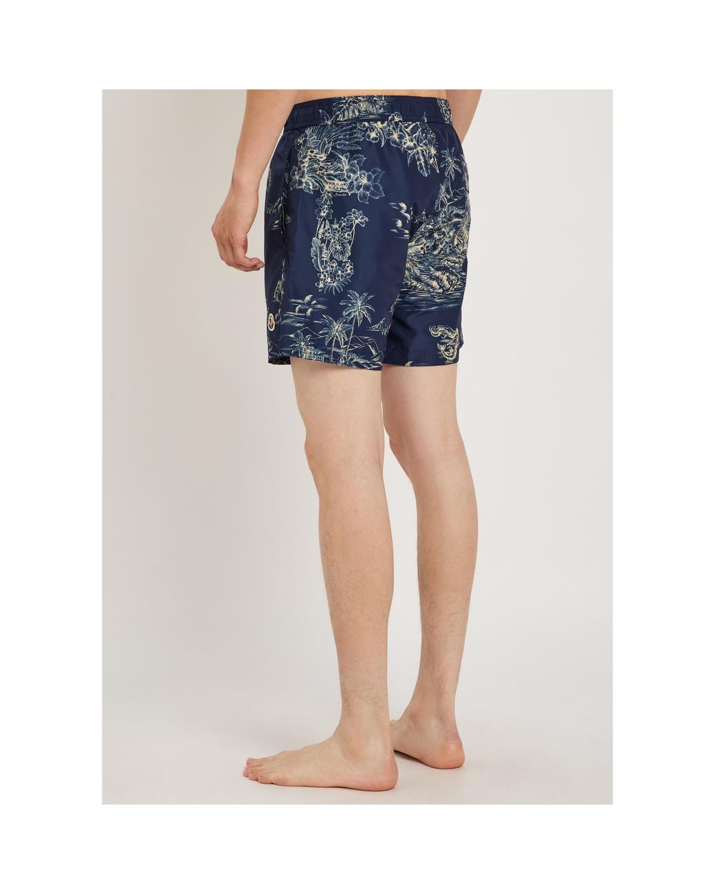 Moncler Blue Drawstring Shorts for men
