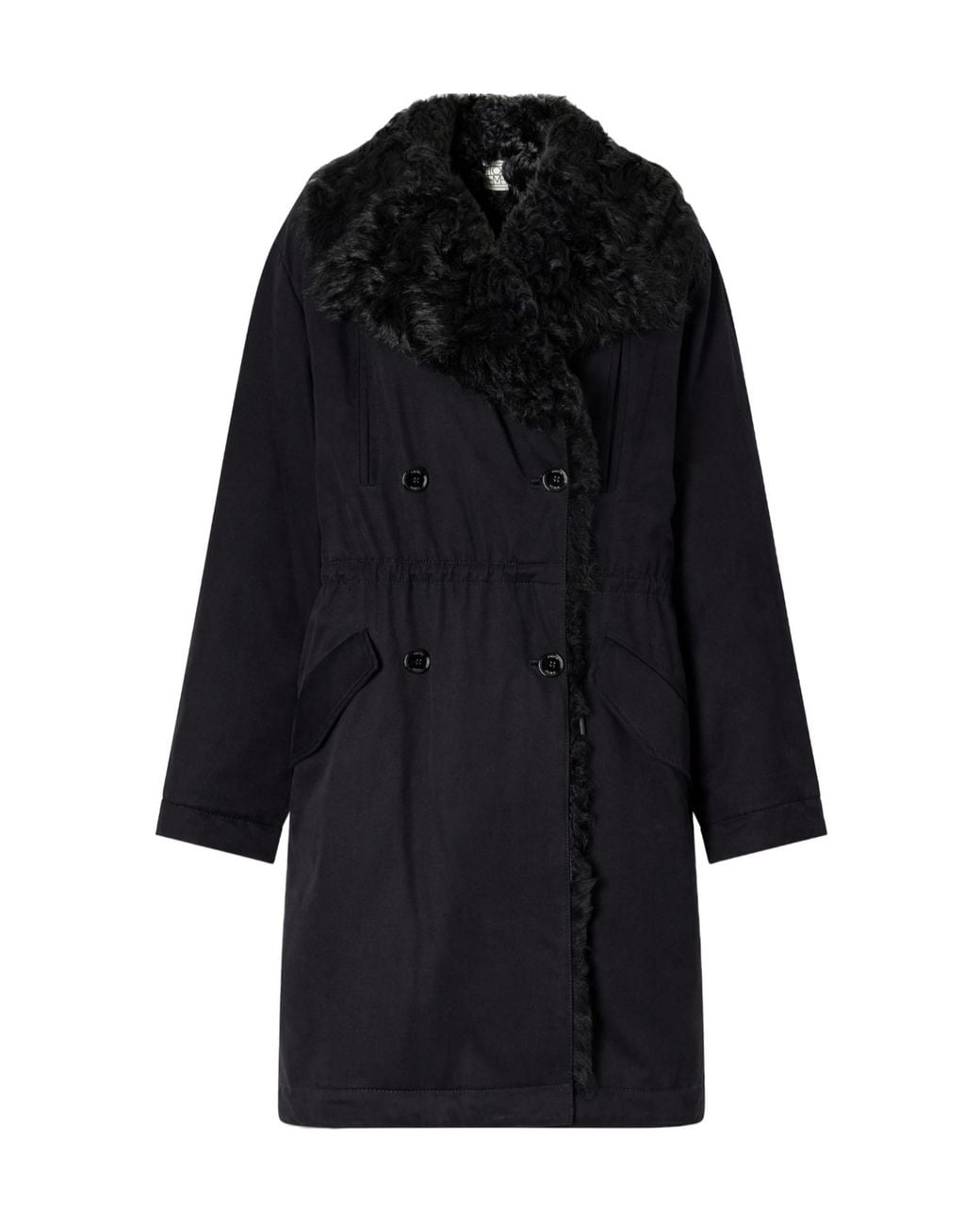 Totême Black Long-Sleeved Coat