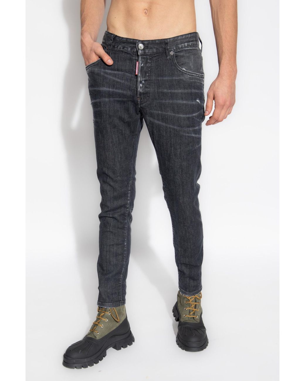DSquared² Blue Skater Slim-Fit Jeans for men