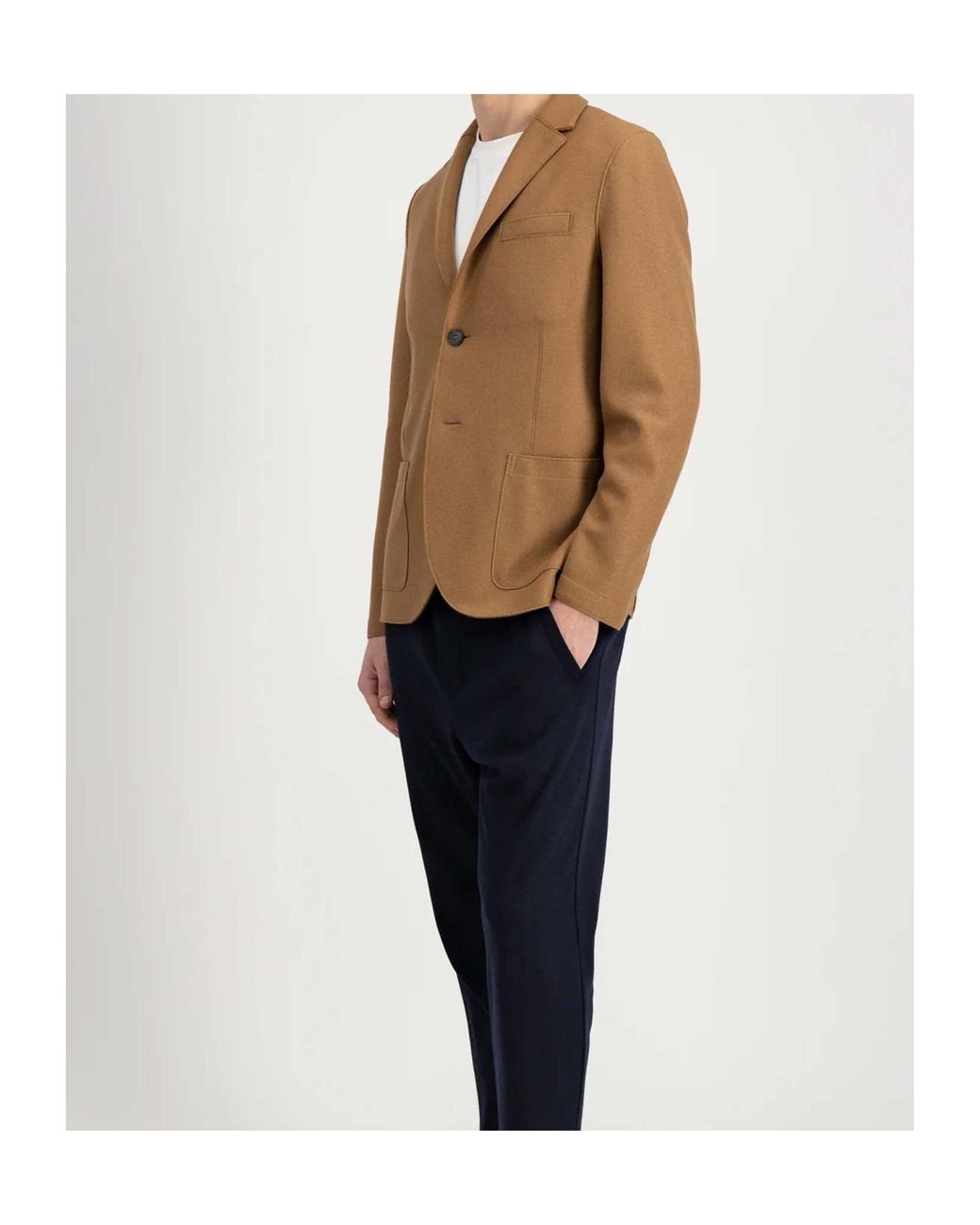 Harris Wharf London Natural Wool Blazer for men