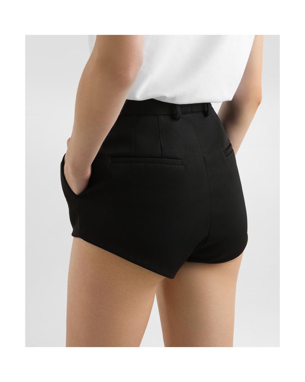 Dolce & Gabbana Black Button Shorts