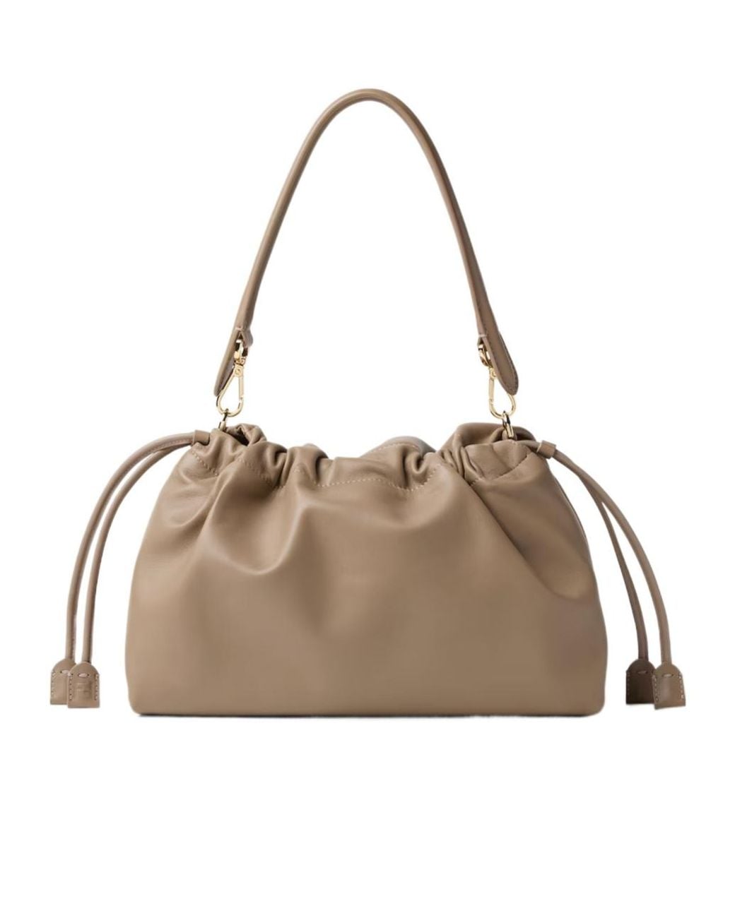 Fendi Natural Large Baguette Soft Shoulder Bag