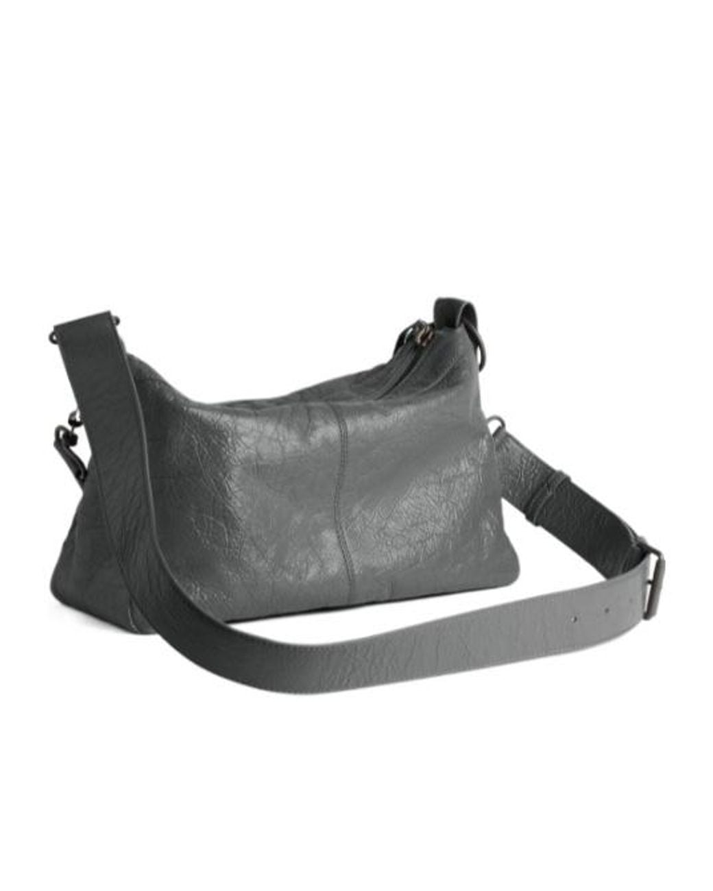 Balenciaga Gray Le City Small Shoulder Bag for men