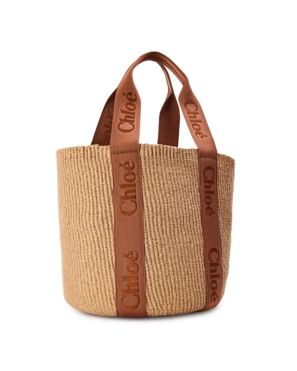 Chloé Brown Woody Basket Bag