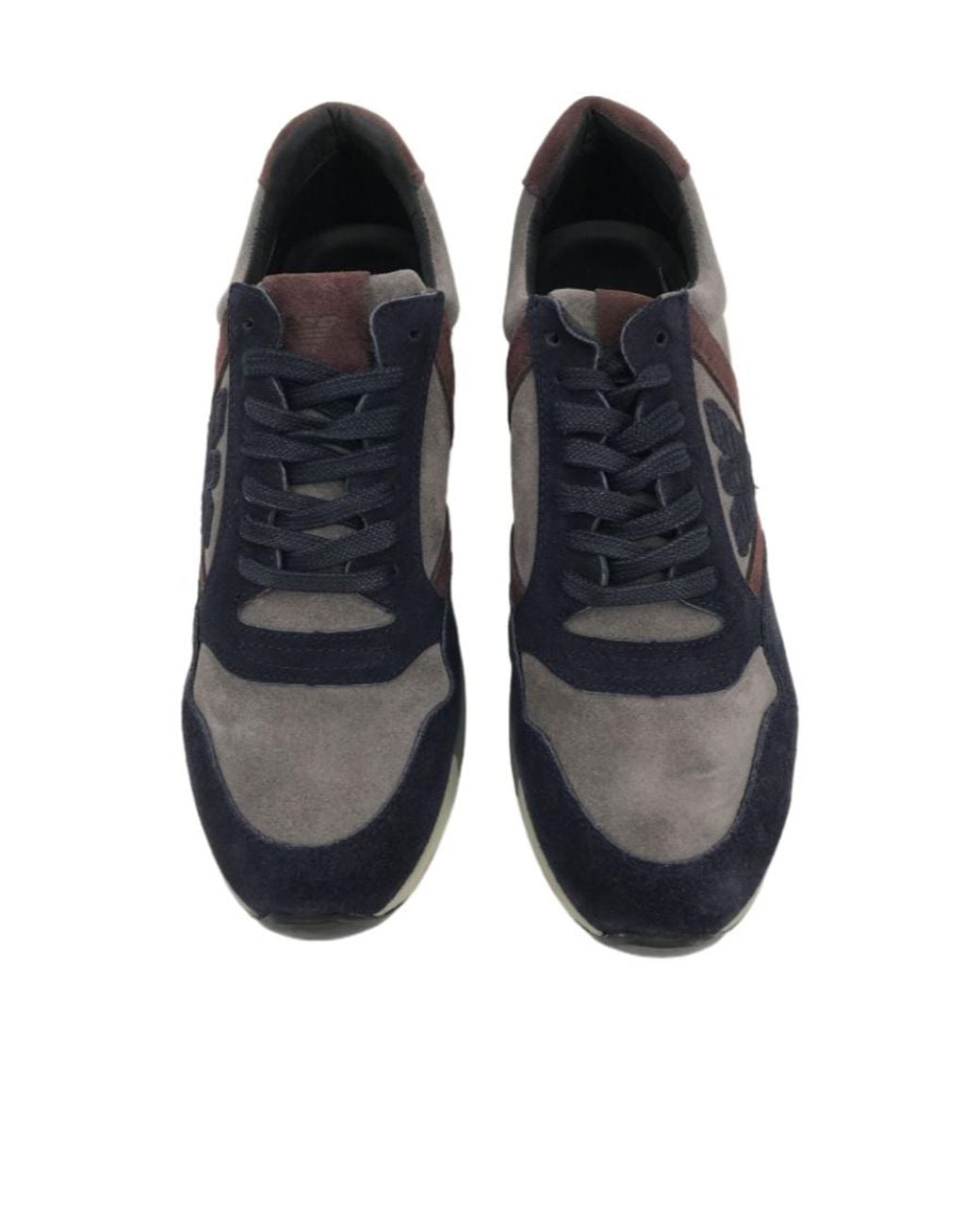 Emporio Armani Blue Logo Details Casual Sneakers for men