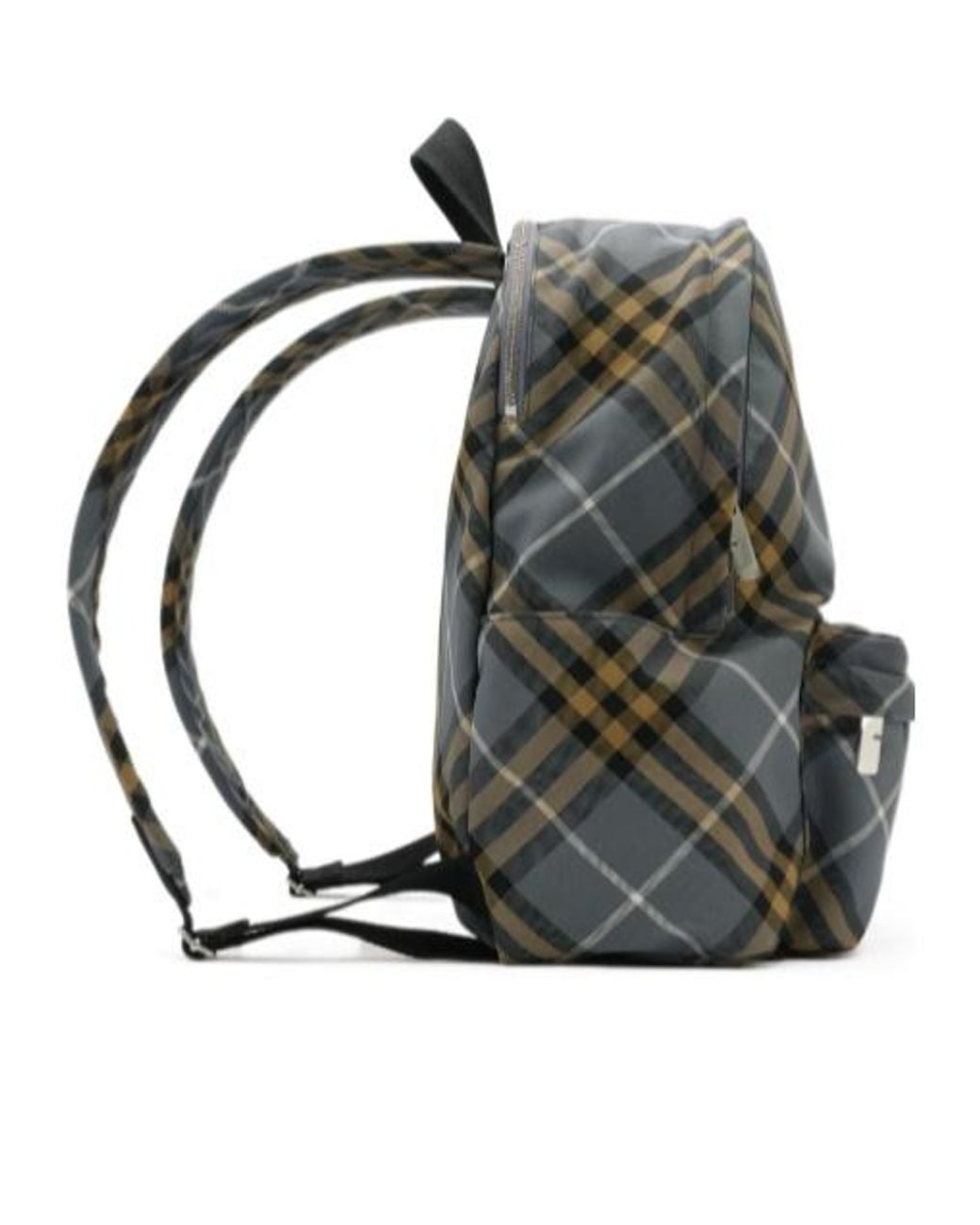 Burberry Classics Checked Backpack in Grey for Men | Lyst UK