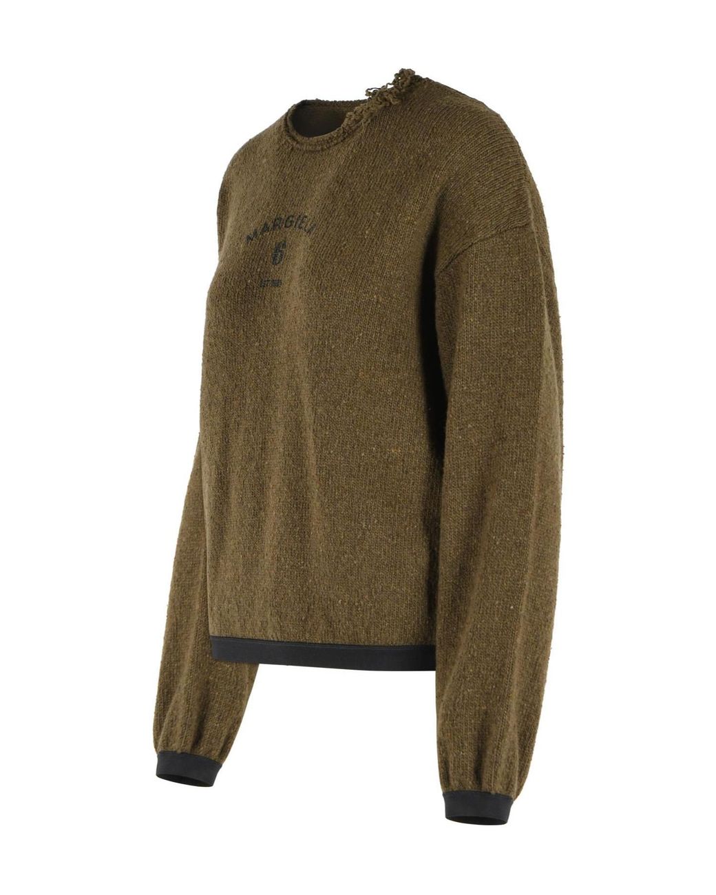 MM6 by Maison Margiela Brown Knit Jumper