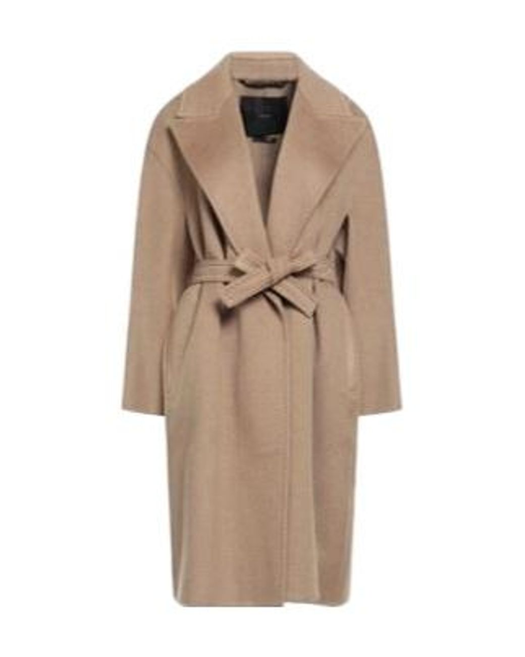 Max Mara Natural Stylish Versatile Long Coat